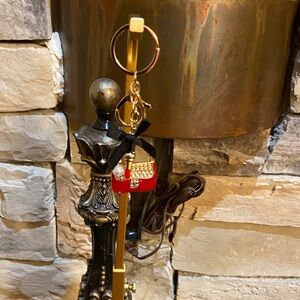 Elegant Red and Gold Hair Accessory